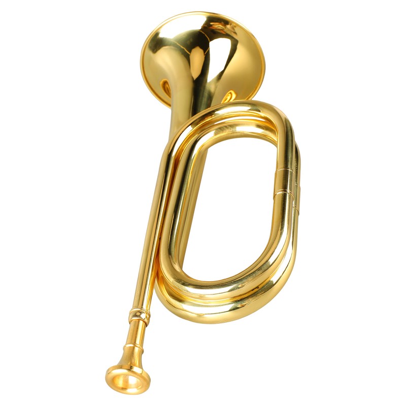Military Style Trumpet C Key Brass Easy to Play Trumpet