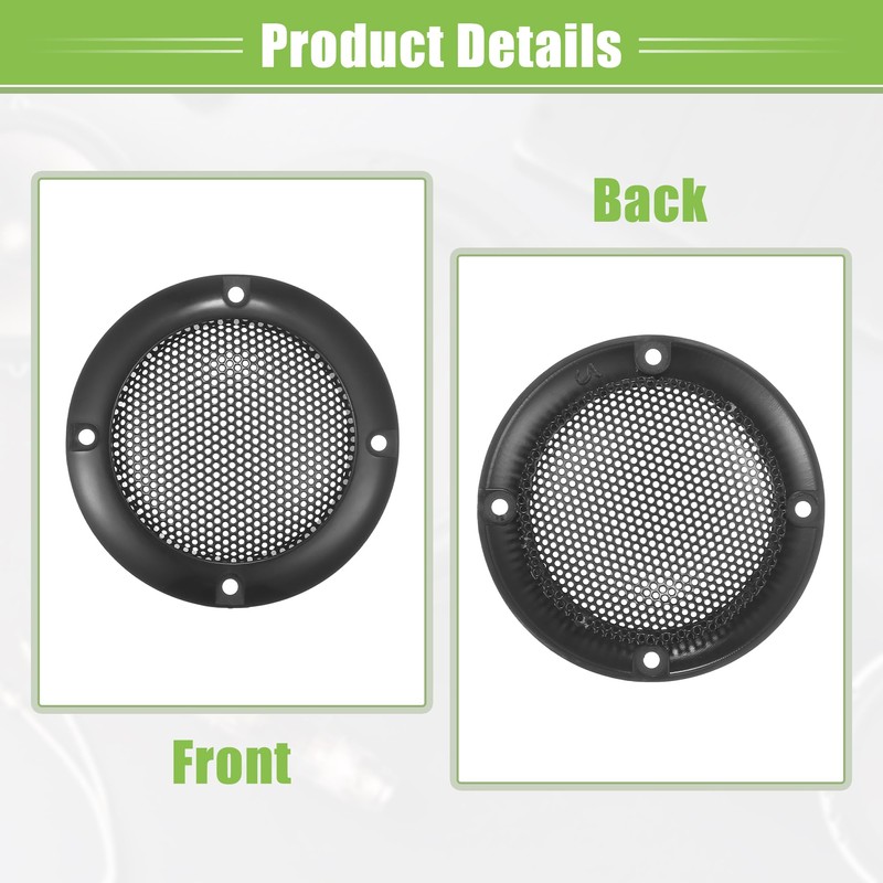 ACROPIX Universal 2" Car Speaker Grills Cover Mesh Round 2