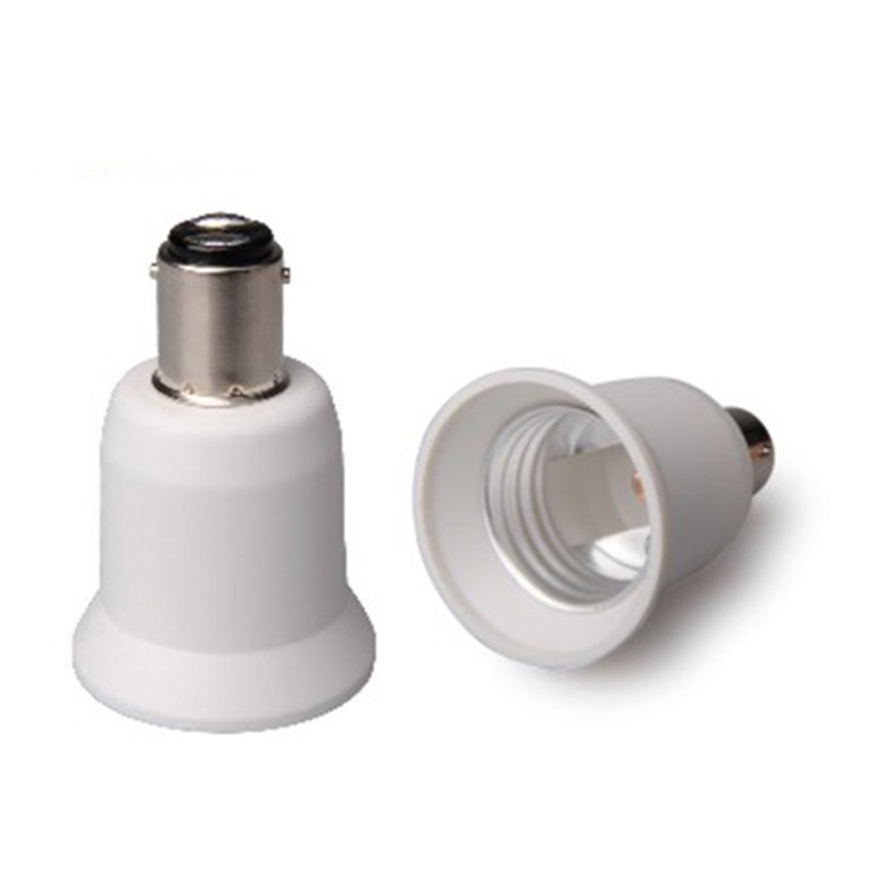 E-Simpo 6pcs BA15D to E26/E27 Light Socket Adapter BA15D Light