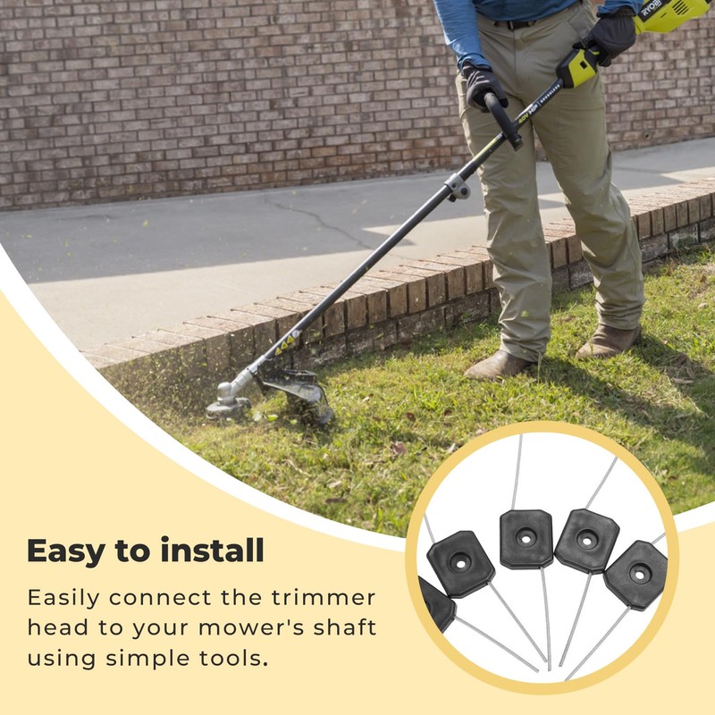 5 Pcs 150mm Trimmer Line Lightweight,String Trimmer Head Portable Trimmer