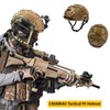 CMAIR4U TAN Adult Unisex Airsoft Tactical Helmet with Cover, PJ