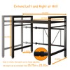 LUCKY KVW Microwave Oven Rack, Microwave stand,Adjustable Shelf with 6
