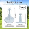 2 PCS Adjustable Golf Tees, Rubber Golf Tees for Mats,