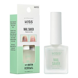 Kiss New York Nail Strengthening Treatment, Infused with Biotin, Propolis, Tea Tree Oil, Fingernail and Toenail, Eliminate Discoloration, Made in Korea