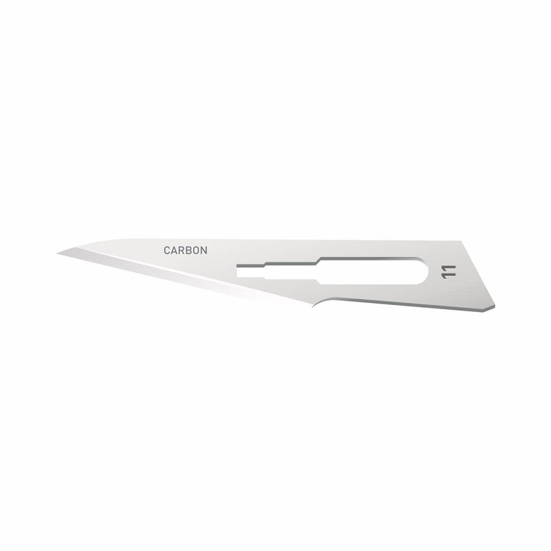 100 x NICE No.11 Sterile Carbon Steel CS11 Surgical Blades