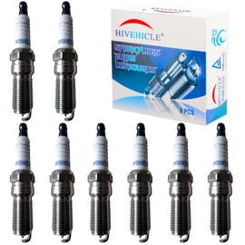 HiVehicle V7411 - Bujía de iridio OE 12647827 - Reemplazo de SP548 41-125,8 paquete para Ford Mustang F-150 2011-2017
