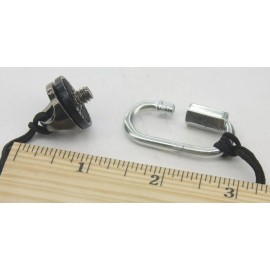 Unbranded 1/4-20 Zinc Alloy O-Nut for Securing 6# with ~8" Leash Safety Line - NEW D100AB