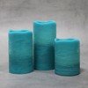 Rhytsing Turquoise Battery Operated Flameless Led Candles with Timer Function