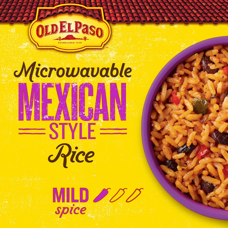 Old El Paso Rice, Mexican Style Rice, Microwavable Pouch, 8.8