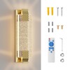 camuucci Battery Operated Wall Sconce Rechargeable Battery Powered 12000mAh Wall