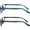 RaoOG Reading Glasses for Men/Women with Spring hinges 1.00 Blue