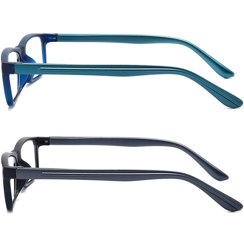 RaoOG Reading Glasses for Men/Women with Spring hinges 1.00 Blue