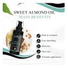 Aceite De Almendra Dulce Prensado En Frío 100% Puro Y