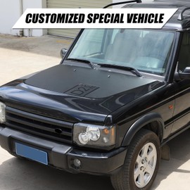 Car Front Hood Decal Stickers Compatible with Land Rover Discovery 2 Accessories 1998-2004, Front Hood Engine Cover Trim Exterior Decal Accessories(with HSE D2)