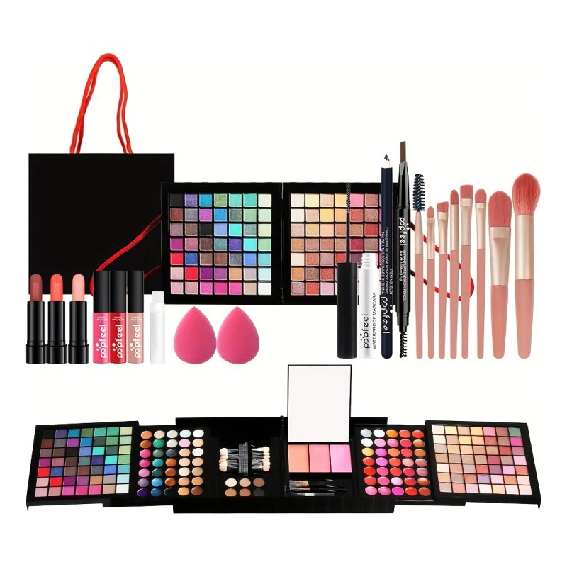 Set De Maquillaje, Caja De Regalo, Herramientas De - Excelente