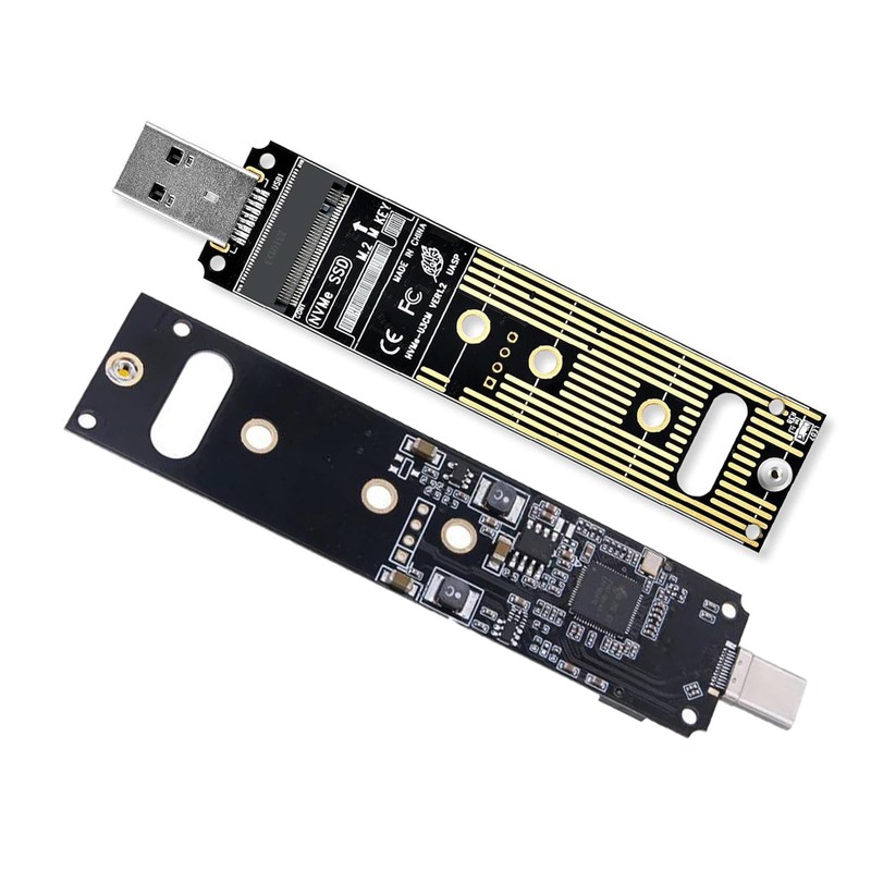 M.2 NVMe to USB Adapter Card 10Gbps USB 3.1 Type