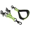 Sosoport 2pcs Reflective Firefighter Glove Straps Safety Clips for Gloves
