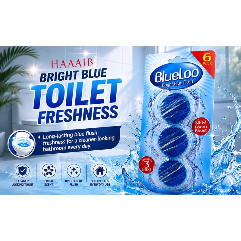 Blue Toilet Cistern Blocks 12 Pack (2 x 6 Blocks)