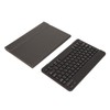 Keyboard Leather Case Set Portable Slim Wireless Keyboard Case with