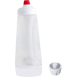 Handheld Muffin Batter Mixing Bottle Dispenser Cream Mix Pot with Scale for Pancakes, Waffles, and More Easy-Pour Spout