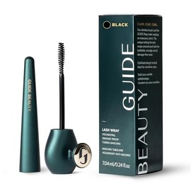 Guide Beauty Máscara Voluminizadora Lash Wrap Con Cepillo Fino Y Fórmula Modulable Para Una Aplicación Que Dura Todo El Día Y No Se Corre. El Anillo  