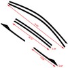 Xotic Tech Chrome Delete Blackout Vinyl Overlay Car Door Window