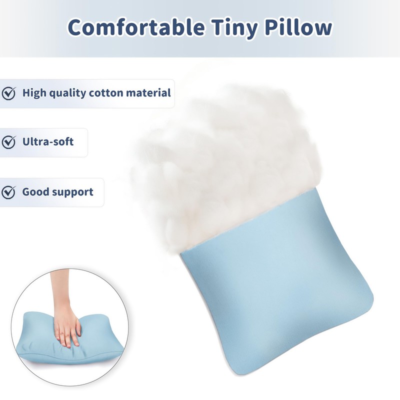 Pro Goleem Small Pillow 11"x7"x2.5" for Kids and Baby Sleeping