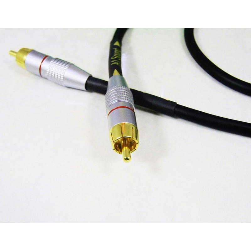 Van Damme Black Ultra X Subwoofer Cable 10 Metre Single