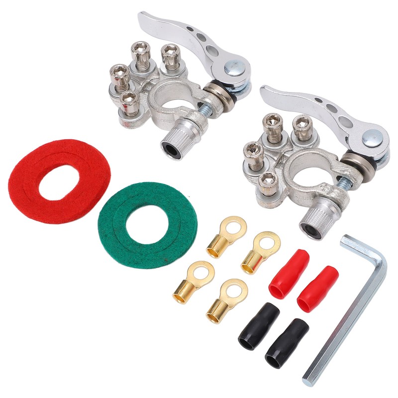 4 Way Battery Terminal Connectors Quick Release Disconnect for Cars