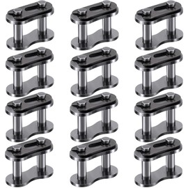 PAGOW 15pcs 40 Roller Chain Connecting Links, Master Connector Link, Heavy Duty Manganese Steel (15pcs #40）