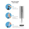Stainless Steel USB Rechargeable Smart Electric Wine Opener Automatic Bottle