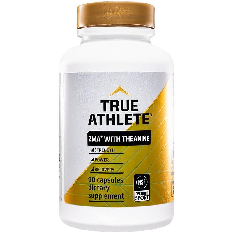 True Athlete ZMA with Theanine – Supports Muscle Recovery, Strength