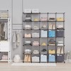 HOMIDEC Closet Organizers and Storage, 16 Cube Storage Organizer, Portable