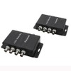 4 Channel Analog Video Multiplexer HD Video Over Coax for