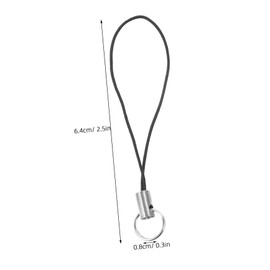 TEHAUX 100pcs Practical Phone Ropes Multi Function Lost Phone Ring Straps with Hook for Easy Installation Bags Keychains and DIY Projects