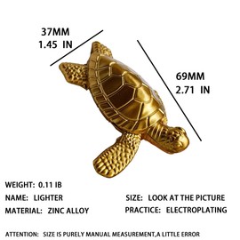 HSSFAF Butane Soft Flame Lighter,Creative Personality,Novelty Tool Lighter,Refillable and Adjustable,for Fun, Camping, Picnic, Outing, Party,Outdoor Indoor(without Gas) (Gold)