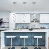 CANEOE Spiral Led Pendant Light Fixture,15W Cold White Light Modern