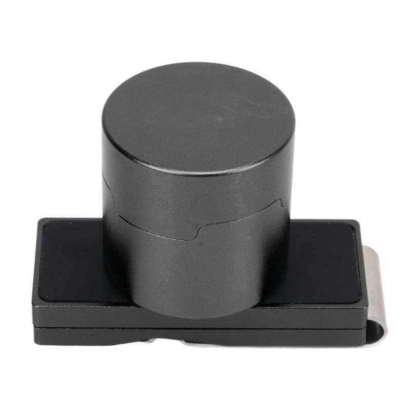 Magnetic Billiard Chalk Holder Aluminium Alloy Round Snooker Cue Chalk