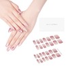 DANNI & TONI Semi Cured Gel Nail Strips Pink White