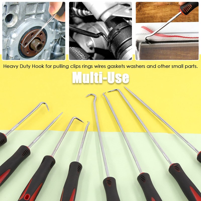 Keadic 10 Pcs Car Repair Tool Kit with Storage Bag,