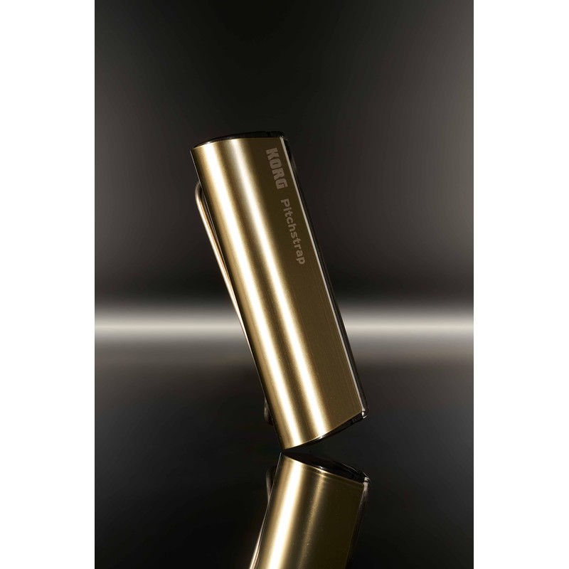 Korg Pitchstrap Strap Mounted Guitar Tuner - Gold