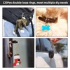 120 Pcs Keyring Rings Split Keyrings, 25mm Key Ring Hoops,