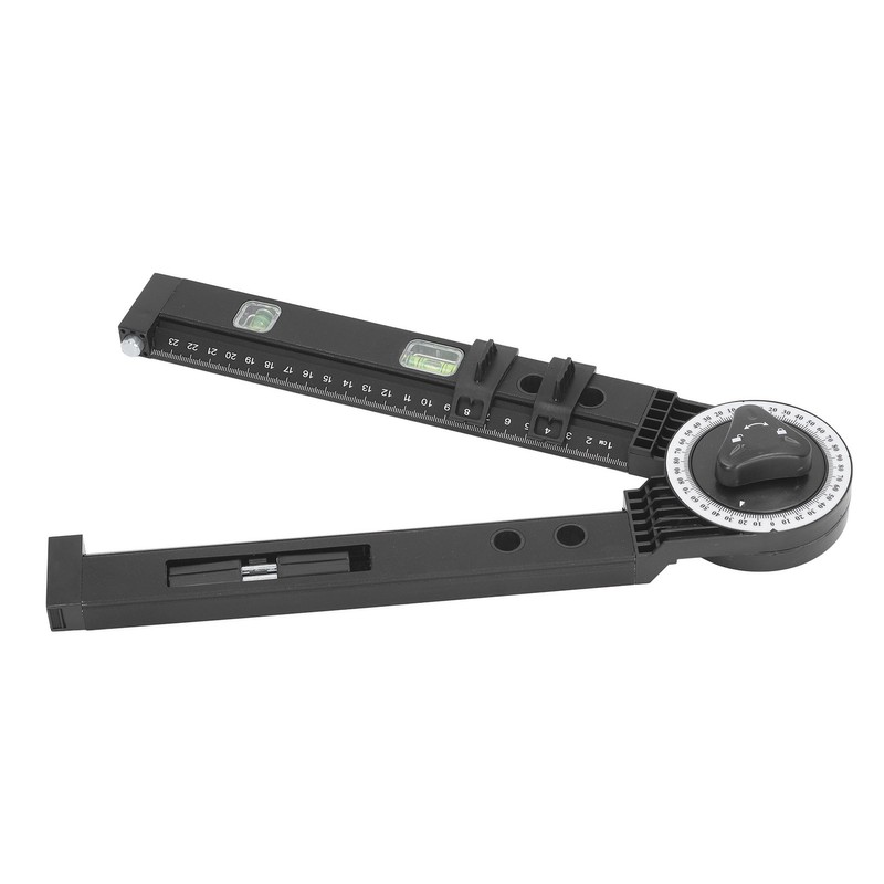 Woodworking Protractor Tool with Spirit Level Gauge Angle Finder Protractor