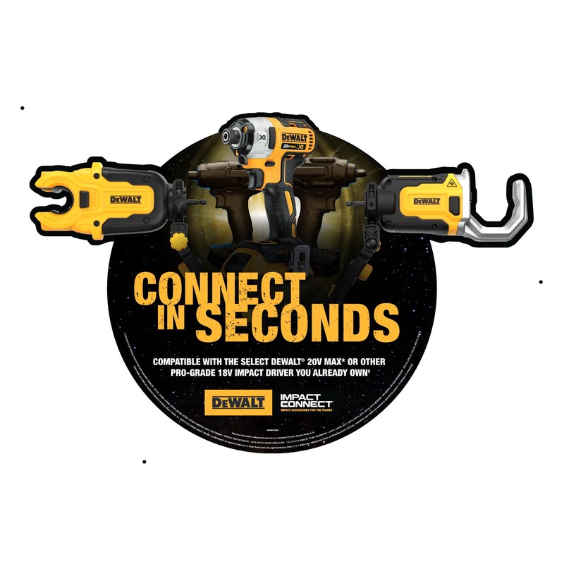 DEWALT IMPACT CONNECT Copper Pipe Cutter, Impact Driver Attachment, Tubing