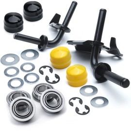 Wheel Bushing to Bearing Conversion Kit & Front Axle Steering Spindle AUC10011 AUC10012 GY22521 GY22316 for John Deere D105 D110 D125 D130 D140 D155 D160 D170 107H 107S 92H S240 w/SN# 700000 & Up Only