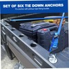 Gatuida 6pcs Polaris Tie Down Anchors Durable ATV Bed Fixing
