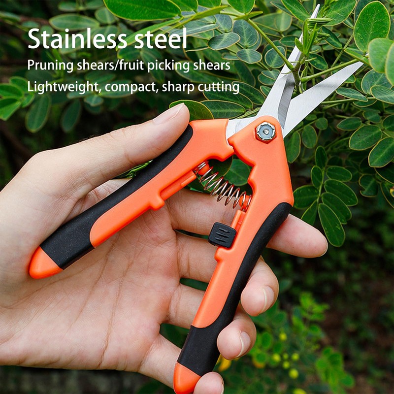 Vbvbip 3 Pack Gardening Scissors, Professional Pruning Shears Set -