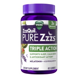 Zzzquil Pure Zzzs Gomitas Melatonina 6mg Ashwagandha