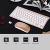 Slim 2.4GHz Wireless Keyboard and Mouse Kit for Desktop Laptop