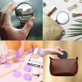 WADY Espejos Compactos, 50 Piezas Espejo de Bolsillo, Mini Espejo de Maquillaje Plegable, Espejo Redondo de Bolsillo, Espejo de Mano Espejo Cosmtico, 